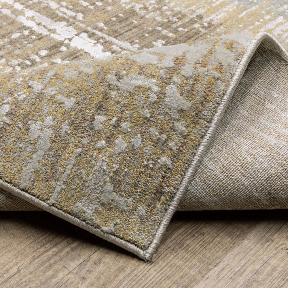 Oriental Weavers Mallory Gold and Brown 2'3" x 7'6" Runner, , large