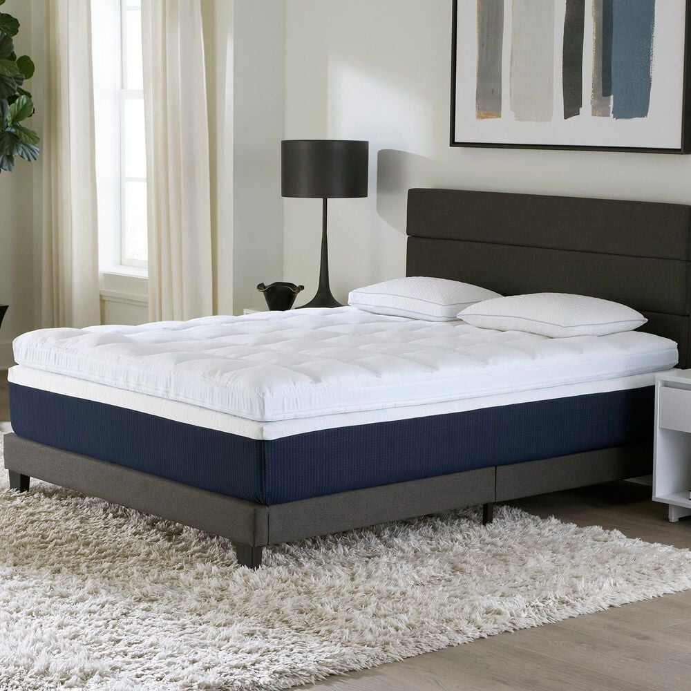Carpenter Company 3" Foam and Fiber Twin XL Mattress Topper, , large