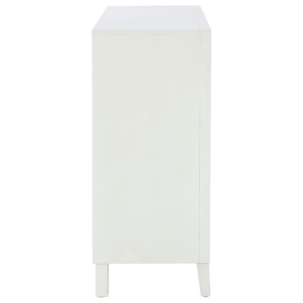 Linon Home Decor Miles 3-Door Accent Cabinet in Antique White, , large