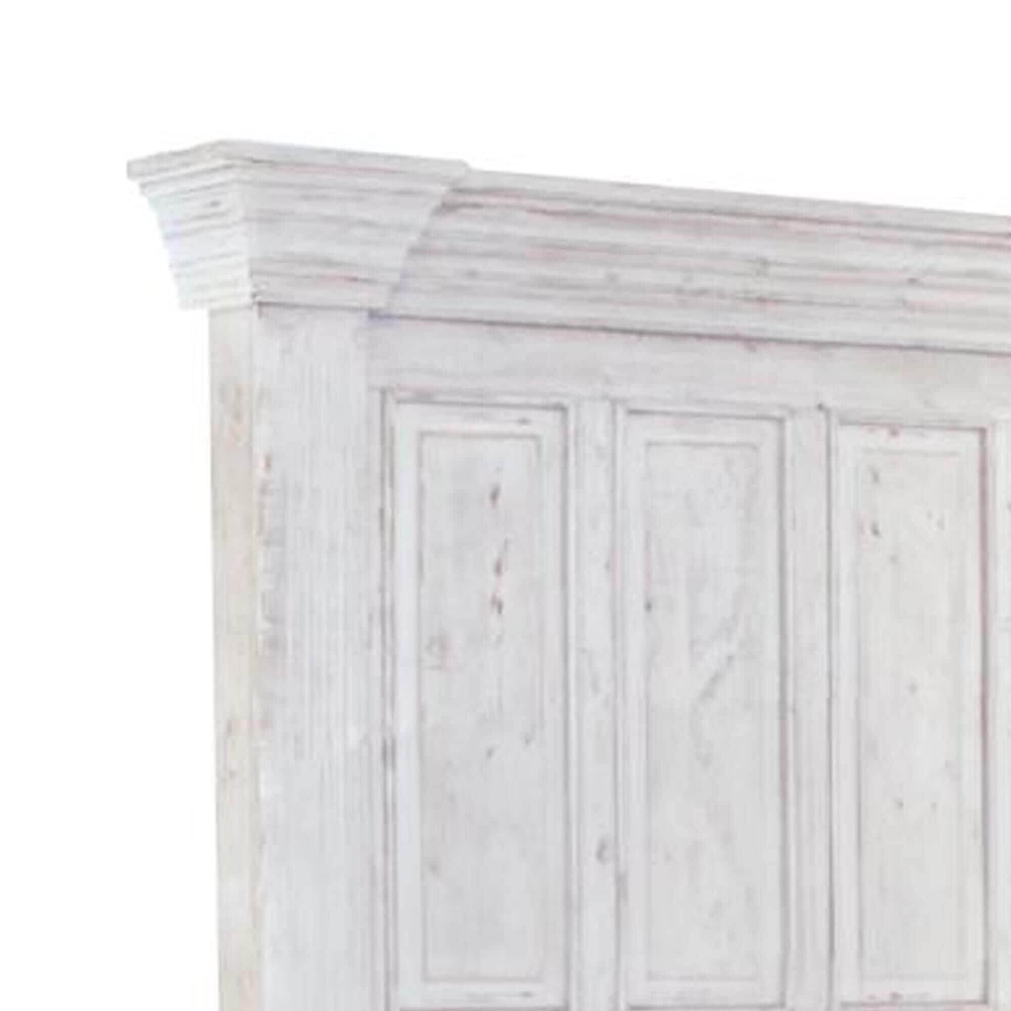 Fallridge Terra White Queen Bed in Vintage White