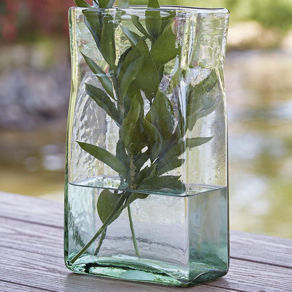 Ashley Taylow 12&quot; Vase in Green, , large