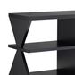 Furniture of America Finn 60" TV Stand in Black and Distressed Gray, , large