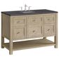 James Martin Vanities Breckenridge 48" Single Vanity in Whitewashed Oak with 3 cm Charcoal Soapstone Quartz Top, , large