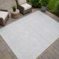 Dalyn Rug Company Soft Essentials Solid Silver 10" x 14" Area Rug, , large