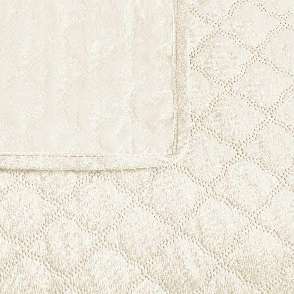 Duke Imports Virah Bella Micromink 3-Piece Full/Queen Quilt Set in Moroccan Ivory, , large