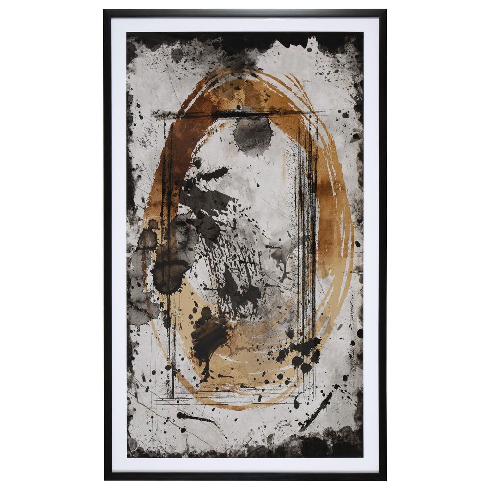Ashley Clefting 37&quot; x 62.63&quot; Wall Art Set in Black, Caramel and Tan, , large