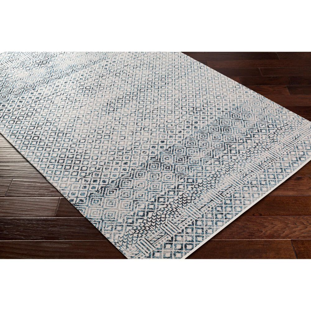 Surya Lavadora Southwestern 9&#39;3&quot; x 12&#39; Ink Blue, Blue, Gray and Light Gray Area Rug, , large