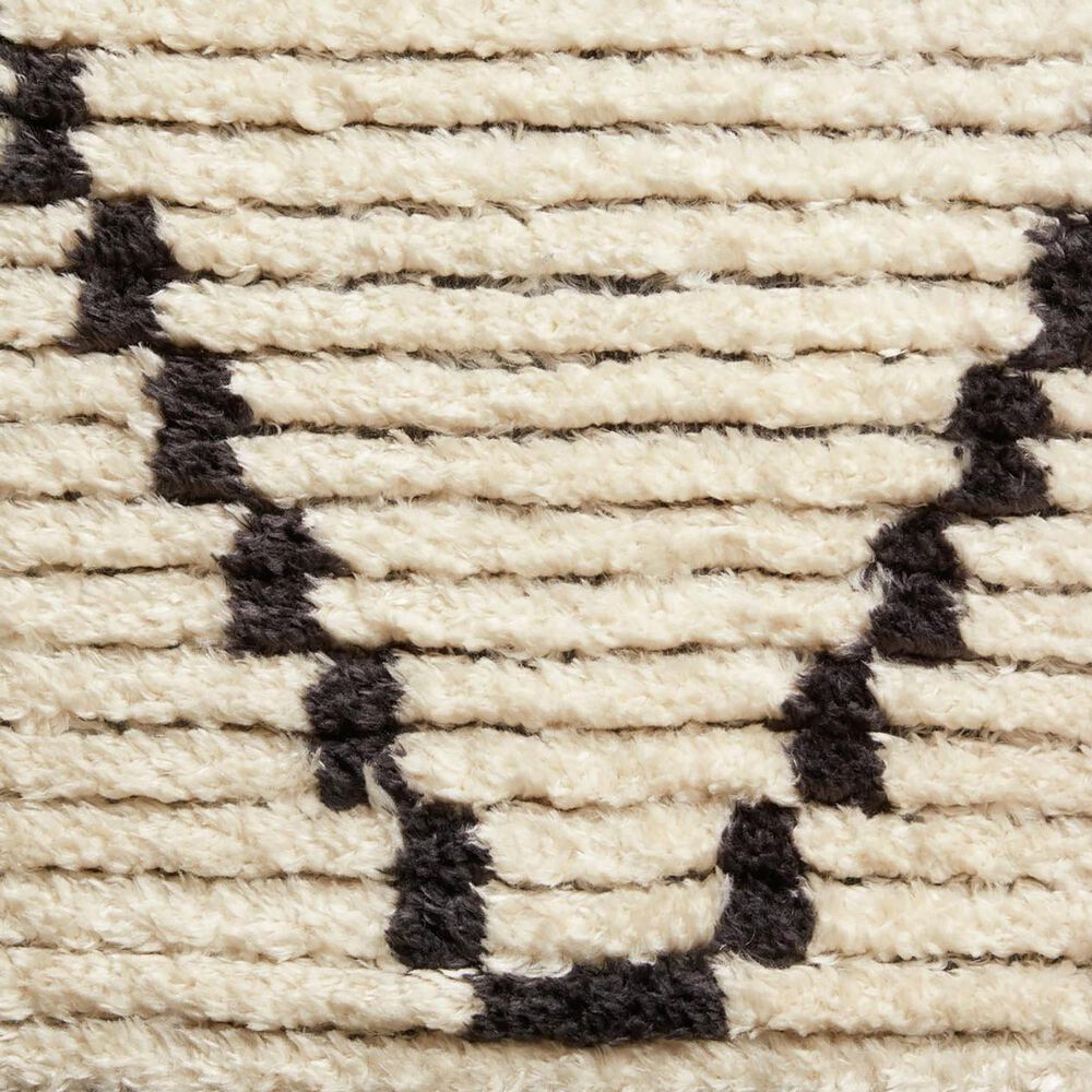 Chris Loves Julia x Loloi Alice ALI-04 5&#39;2&quot; x 7&#39;6&quot; Cream and Charcoal Area Rug, , large