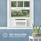 Keystone 10000 BTU Window Mounted Inverter Air Conditioner in White, , large