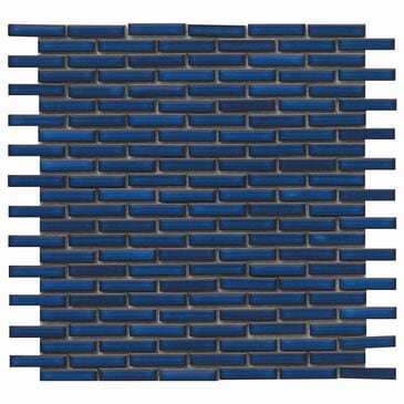 Emser Regala Token 1" x 2" Rectangle on 12" x 12" Glazed Porcelain Mosaic Sheet, , large