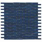 Emser Regala Token 1" x 2" Rectangle on 12" x 12" Glazed Porcelain Mosaic Sheet, , large