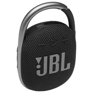 JBL Clip 4 Portable Bluetooth Speaker in Black, , large