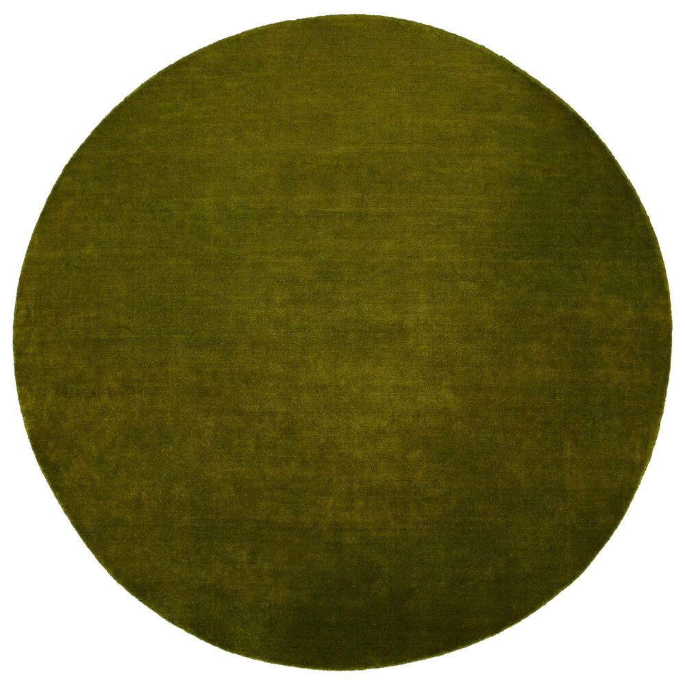 Surya Evergreen Olive 8" Round Area Rug, , large