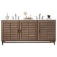 James Martin Vanities Portland 72" Double Bathroom Vanity in Whitewashed Walnut with 3 cm Eternal Jasmine Pearl Quartz Top and Rectangular Sinks, , large