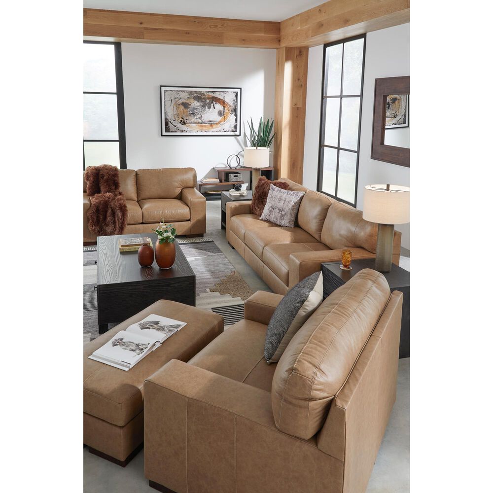 Signature Design by Ashley Lombardia Stationary Loveseat in Tumbleweed, , large