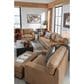 Signature Design by Ashley Lombardia Stationary Loveseat in Tumbleweed, , large