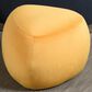 Flair Industries River Rock Hassock Ottoman in Harvest Gold Yellow, , large