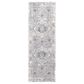 Surya Aisha AIS-2318 2"7" x 7"7" Charcoal, Gray, Off-White and Dark Blue Runner, , large