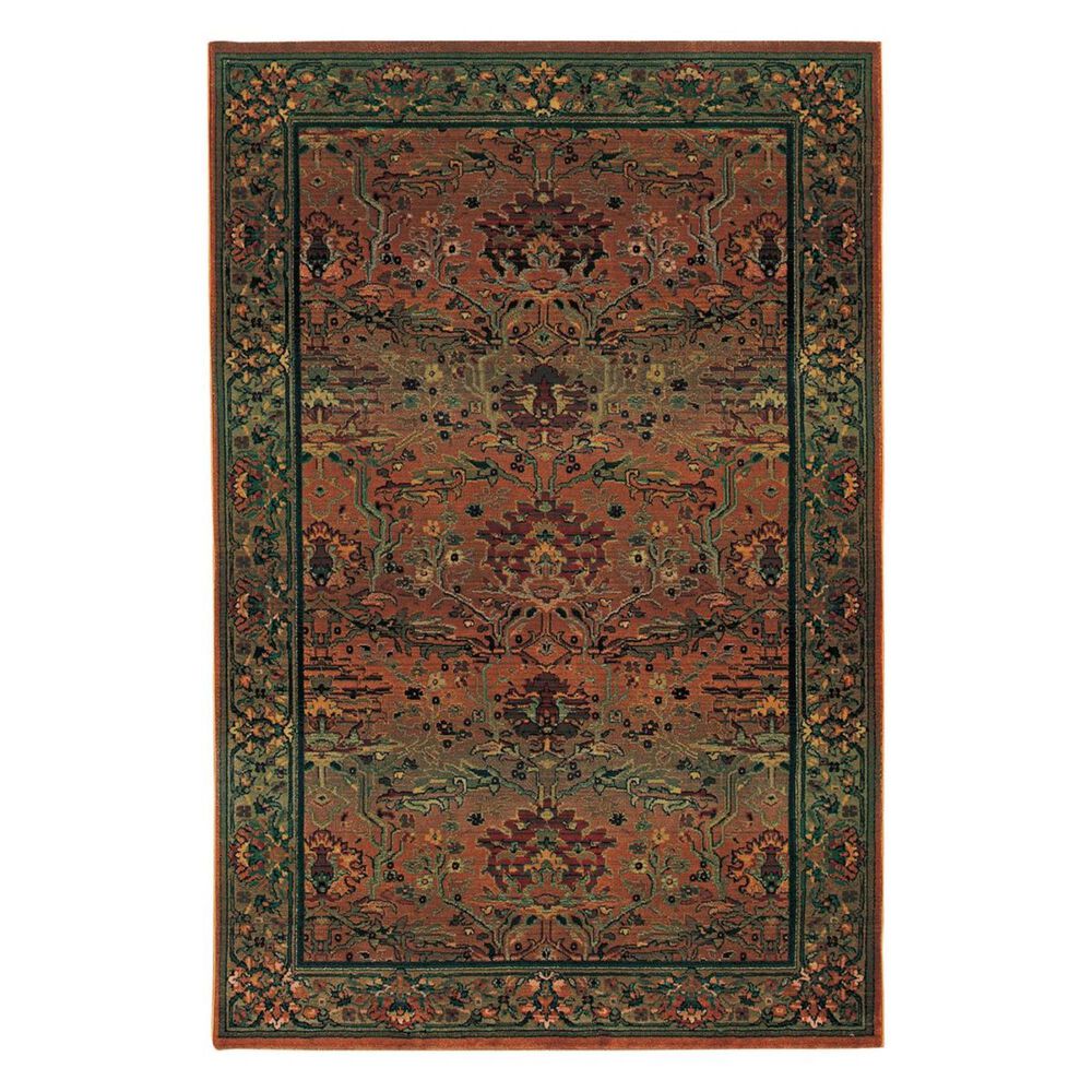 Oriental Weavers Kharma 465J 7"10" x 11" Green Area Rug, , large