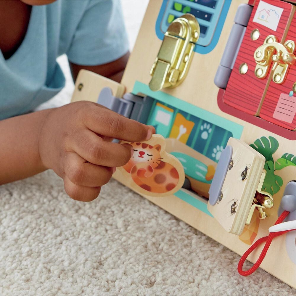 Hape Toys Lock and Learn Playboard, , large
