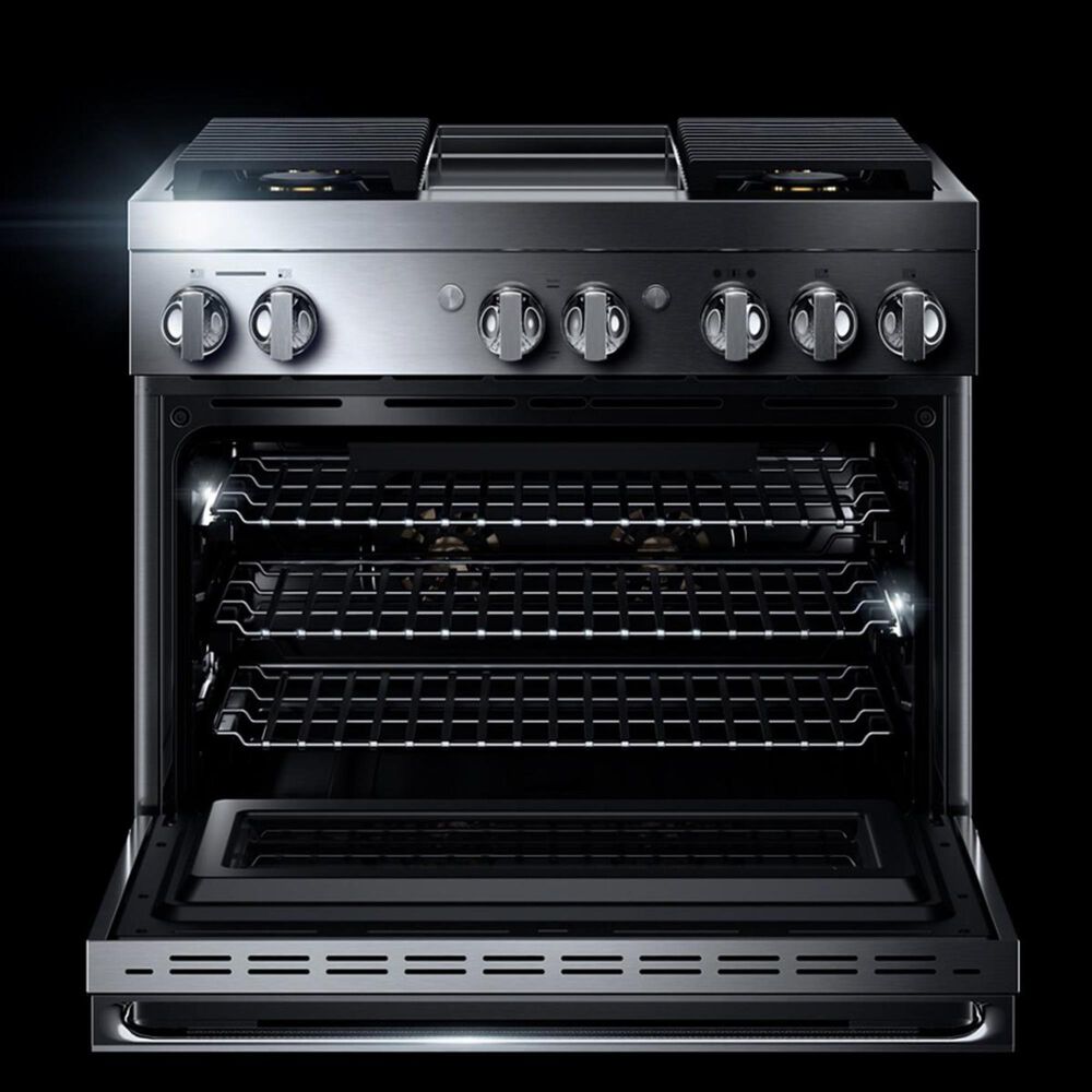 JennAir Noir 48&quot; Dual-Fuel Professional Range in Stainless Steel, , large