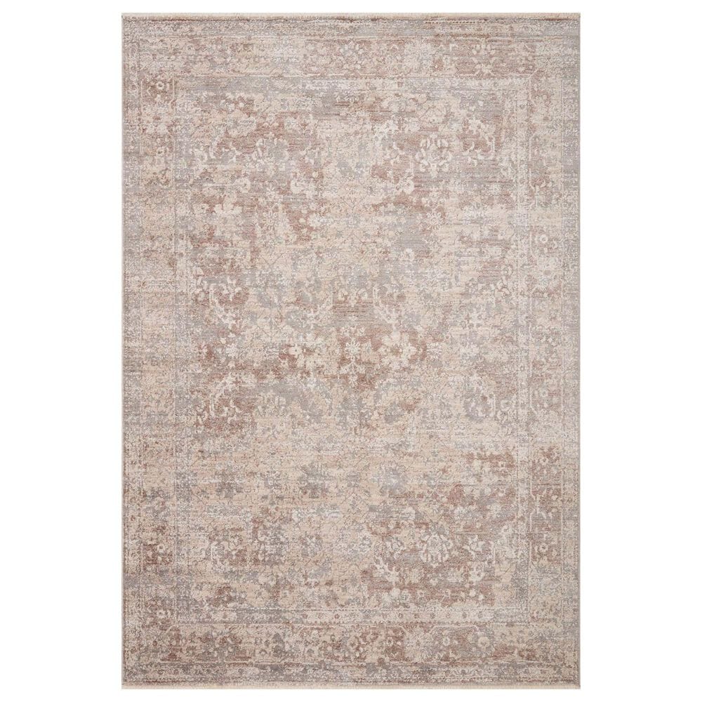 Loloi Sonnet 5" x 7"10" Silver and Natural Area Rug, , large