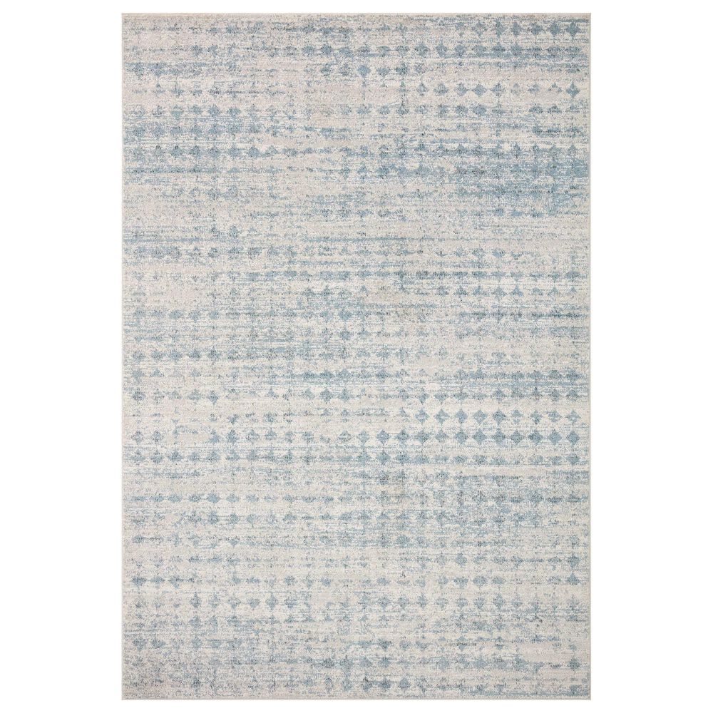 Loloi II Kamala 11"2" x 15"7" Sky and Dove Area Rug, , large