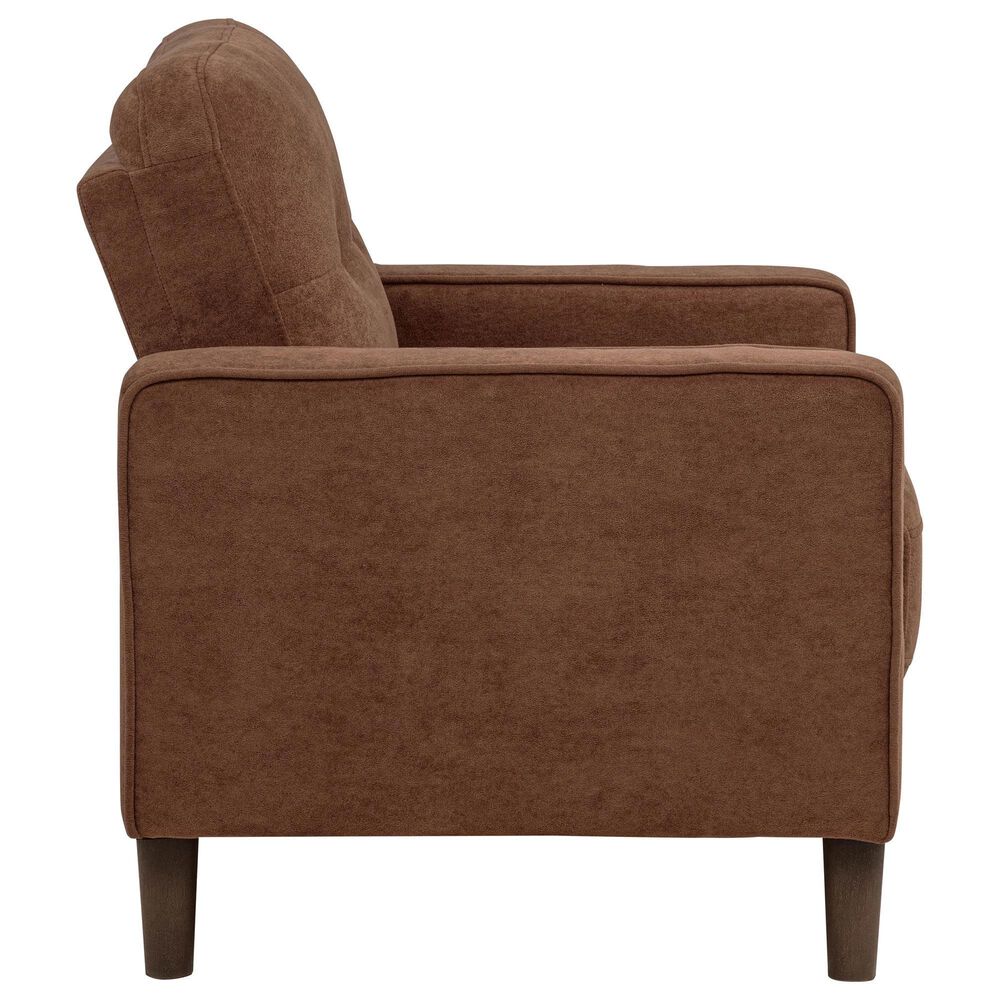 Coaster Bowen II Accent Arm Chair in Rust, , large