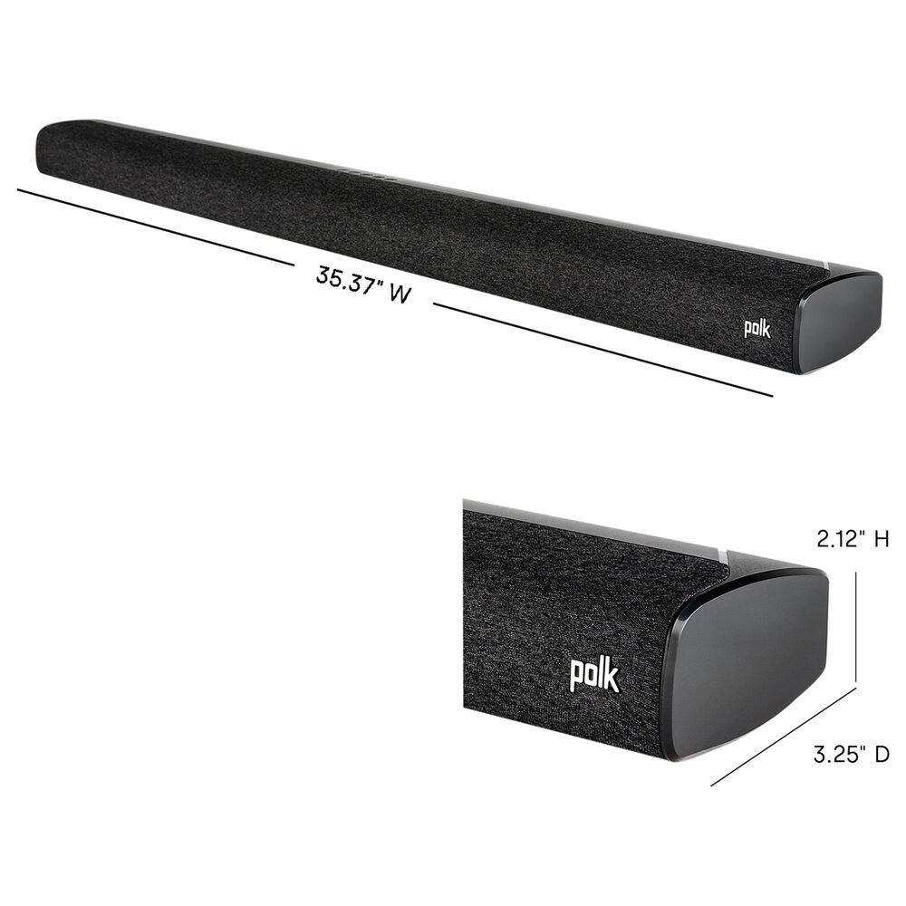 Polk Signa S3 Soundbar System in Black, , large