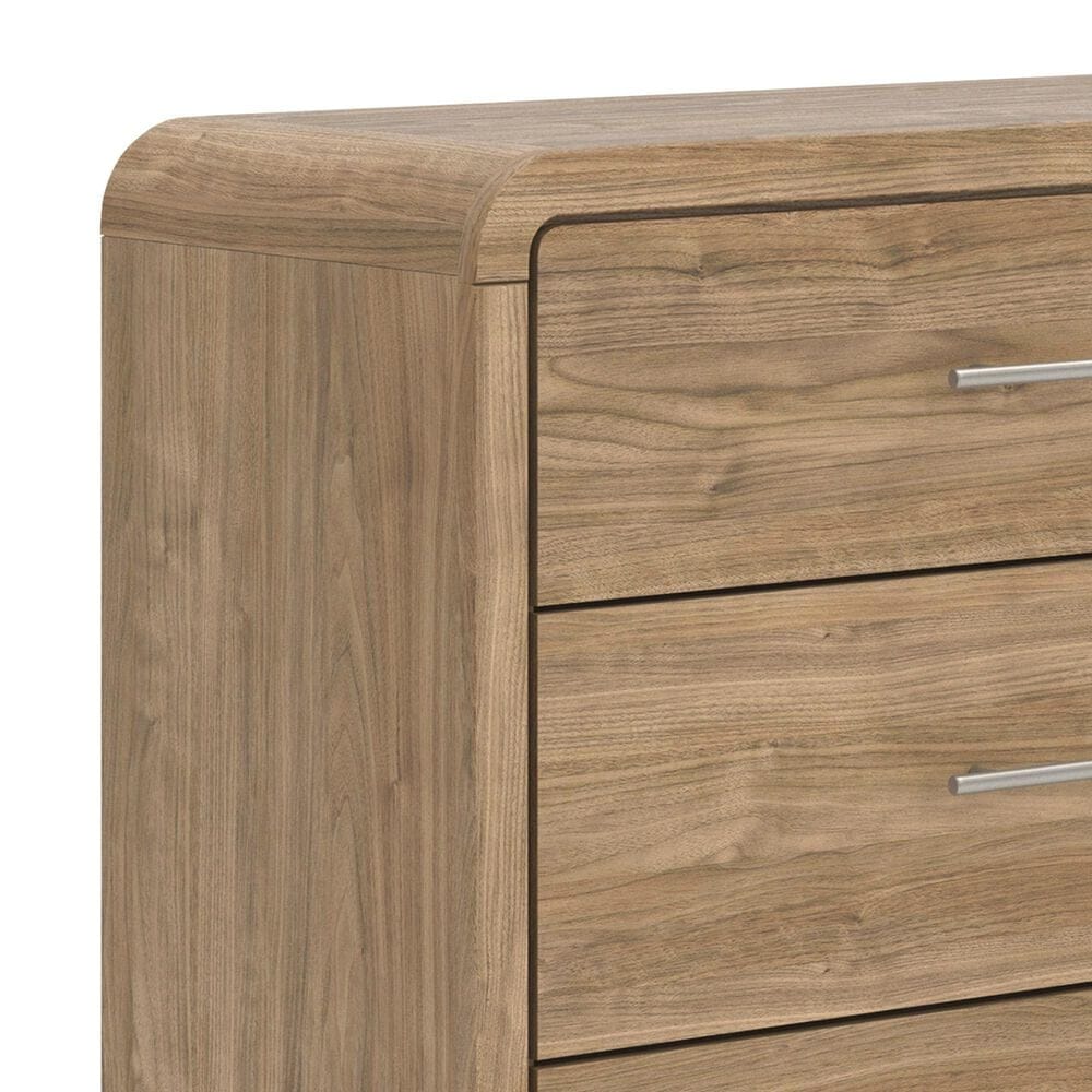 Ashley Gramburg 5 Piece Full Panel Bedroom Set in Warm Brown, , large