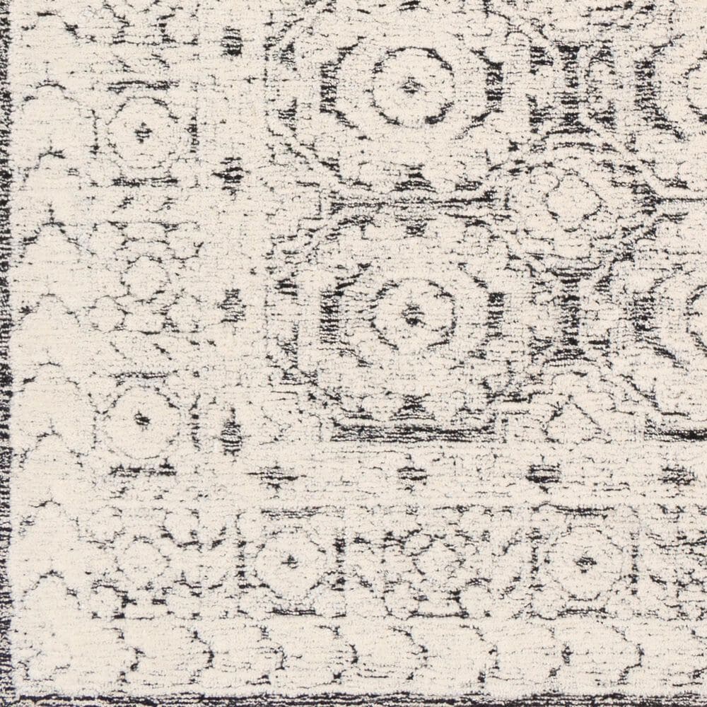 Surya Louvre Black, Ivory and Cream 10&#39; x 14&#39; Area Rug, , large