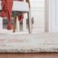 Safavieh Micro-Loop 4" x 6" Silver and Red Area Rug, , large