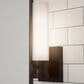 Hunter Lenlock 1-Light Wall Sconce with Cased White Shade in Noble Bronze, , large