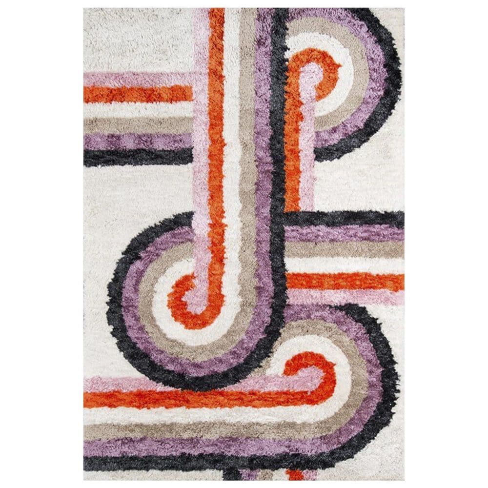 Novogratz Retro RET-5 2"3" x 7"6" Lavender Runner, , large