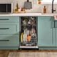 Whirlpool 18" Built-In Dishwasher with Half Load Cycle and Triple Spray Arms in Stainless Steel, , large