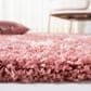 Safavieh Venus Shag 6"7" Square Pink and Ivory Area Rug, , large