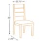 Signature Design by Ashley Grindleburg Dining Upholstered Side Chair in Antique White and Gray, , large