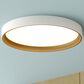 Vaxcel Darien 1-Light Flush Mount in White and Gold, , large