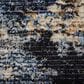 Feizy Sonora 5" x 7"6" Ivory and Blue Area Rug, , large