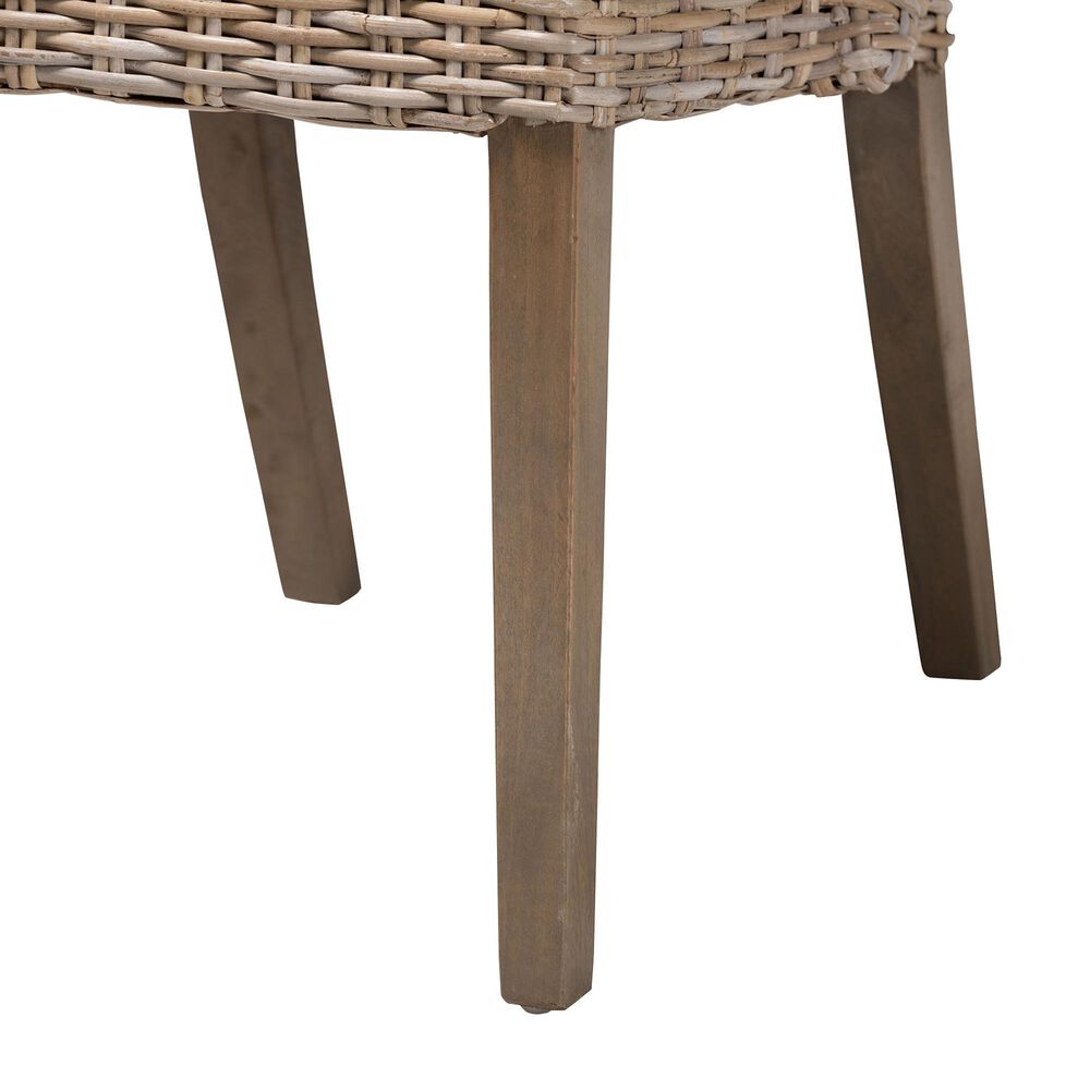Baxton Studio Toby Side Chair in Greywashed and Brown (Set of 2), , large