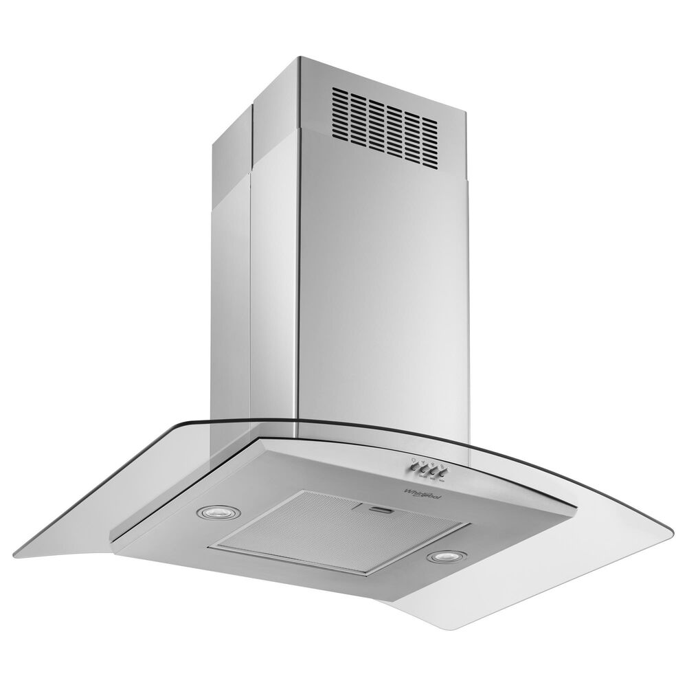 Whirlpool 36&quot; Island Range Hood with 401 CFM in Stainless Steel, , large