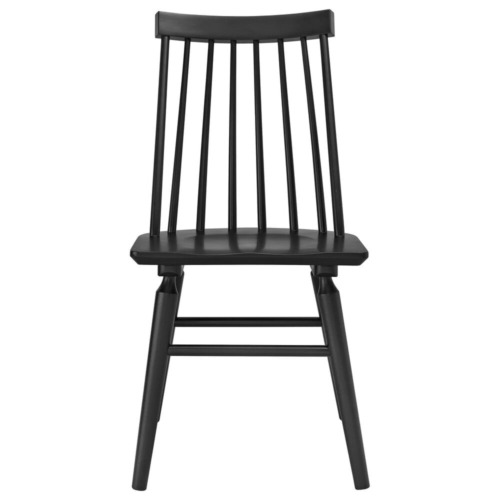 Emerald Home Furnishings Charleston Dining Table and 4 Chairs in Black and Natural, , large