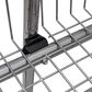 Household Essentials Rolling Laundry Cart with Basket in Silver, , large
