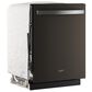 Whirlpool 24" Built-In Dishwasher with Total Coverage Wash and Auto Open Air Dry in Fingerprint Resistant Black Stainless Steel, , large