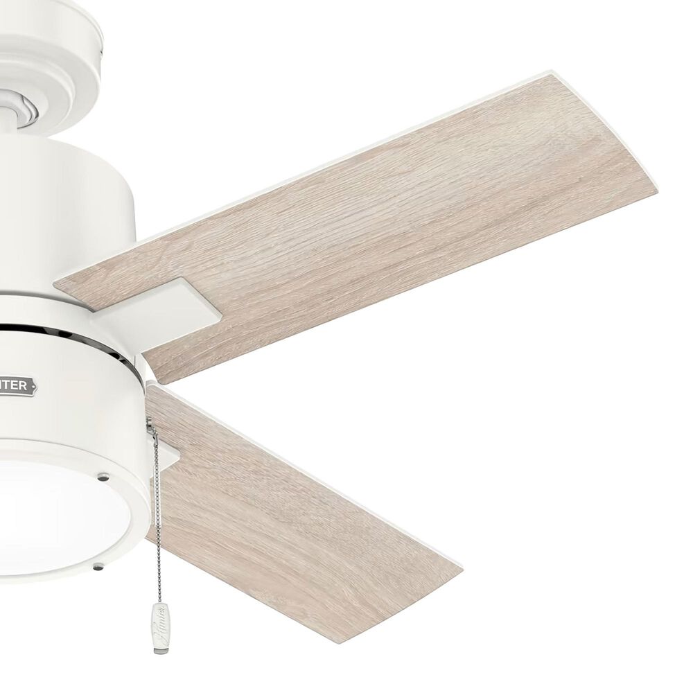 Hunter Beck 42&quot; Ceiling Fan with LED Lights in Fresh White, , large