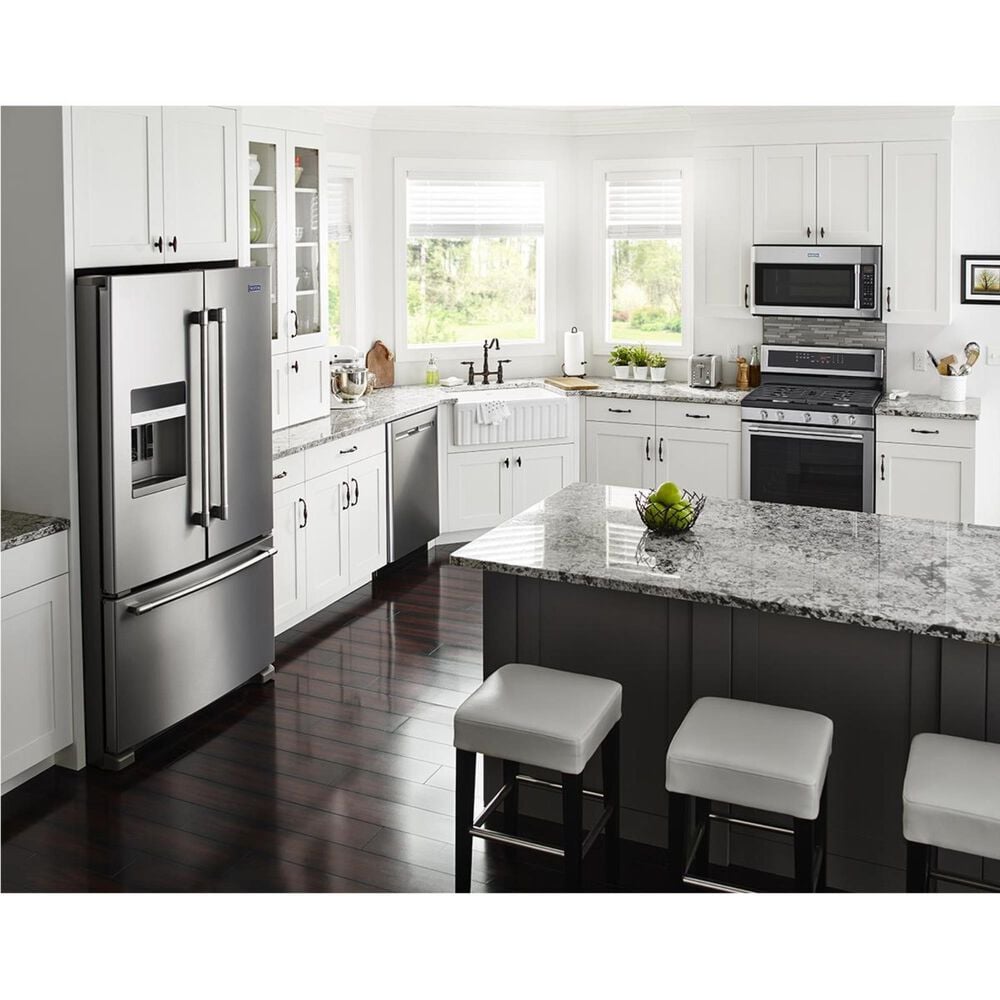 Maytag 25 Cu. Ft. 36-In Wide French Door Refrigerator with PowerCold Feature, , large