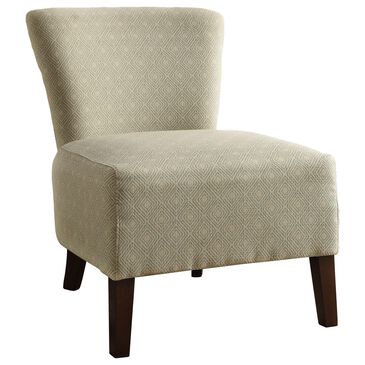 Furniture of America Richey Armless Chair in Ivory, , large