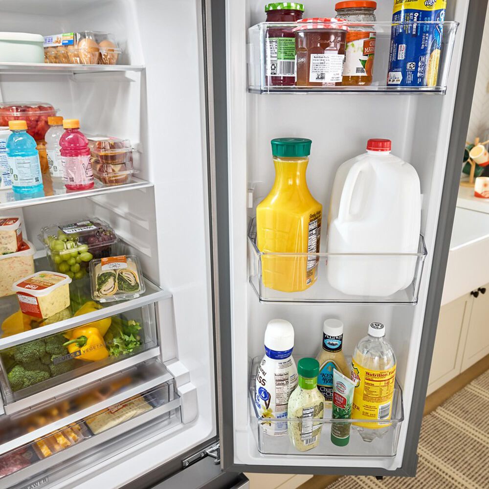 Whirlpool 29.58 Cu. Ft. French Door Refrigerator with In-Door Water and Ice Maker in Fingerprint Resistant Stainless Steel, , large