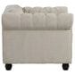 Morden Fort Chesterfield Accent Chair in Beige, , large
