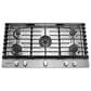 KitchenAid 2-Piece Kitchen Package with Black Ore 30" Smart Single Wall Oven and Stainless Steel 36" Gas Cooktop, , large